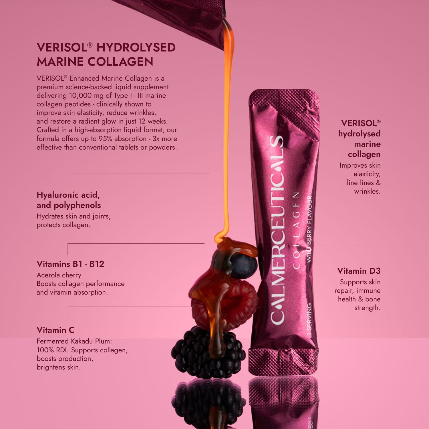 CalmerCeuticals VERISOL® Enhanced Marine Collagen
